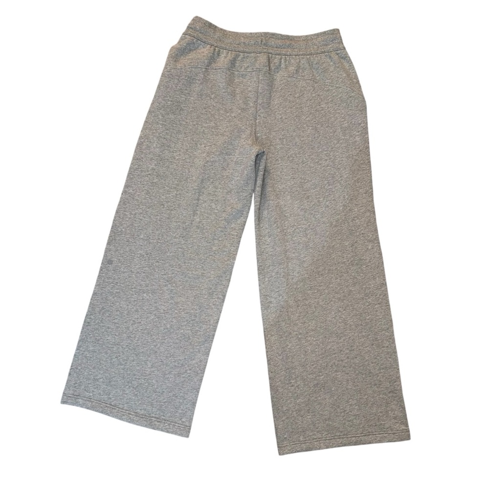 Scuba Mid-Rise Wide-Leg Pant (Heather Core Medium Grey) - Picture 7 of 14